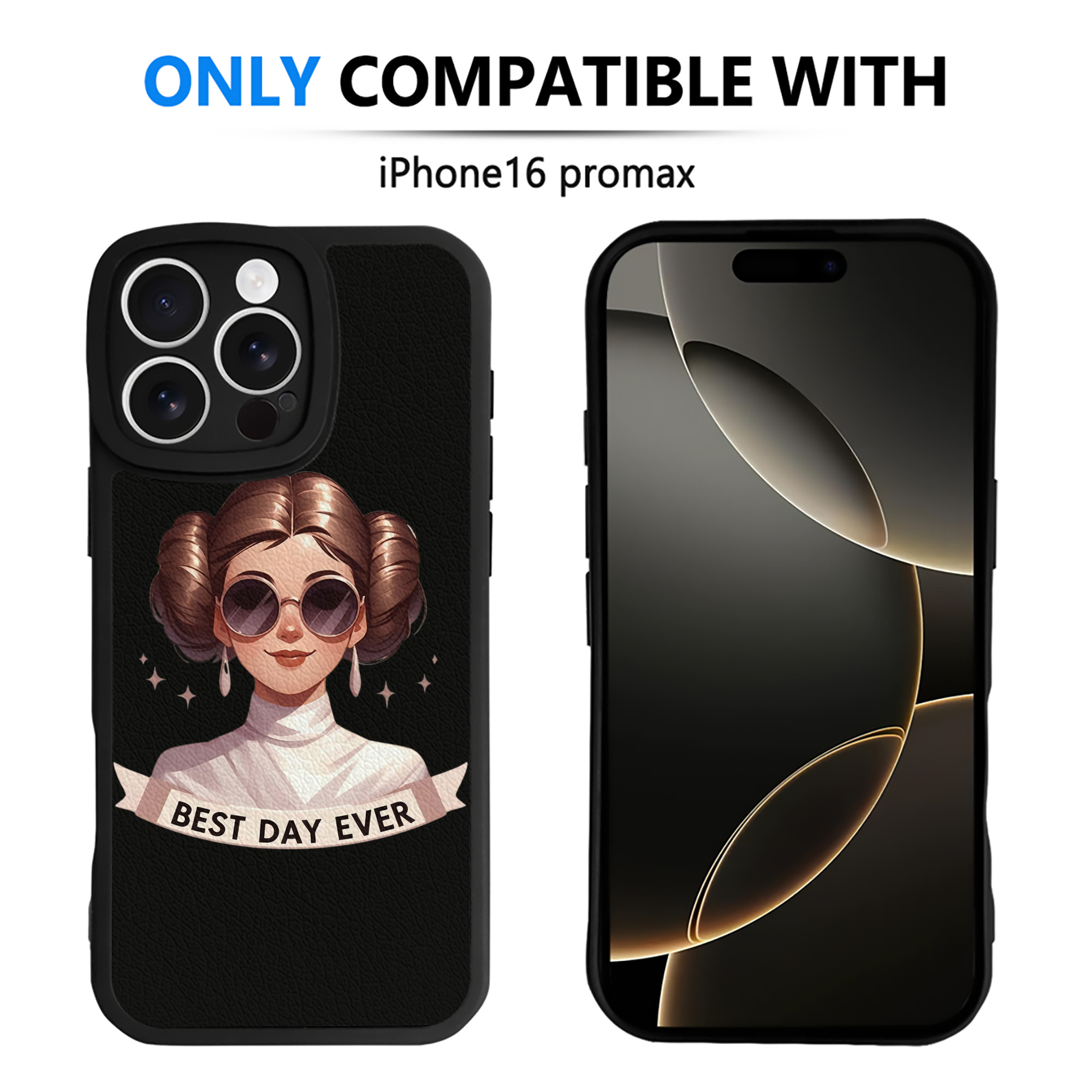 （画像用） スター・ウォーズ Star Wars 【iPhone 16シリーズ対応】シリコンスマホケース（レザー調） 材質：シリコン